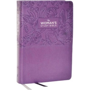 Kjv, the Woman's Study Bible, Leathersoft, Purple, Red Letter, Full-Color Edition, Comfort Print: Receiving God's Truth for Balance, Hope, and Transfo | Rhonda Kelley (ISBN: 9781400332465)