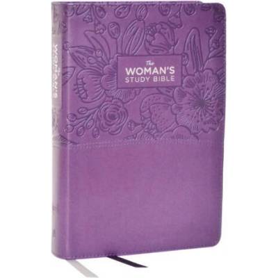 Kjv, the Woman's Study Bible, Leathersoft, Purple, Red Letter, Full-Color Edition, Comfort Print: Receiving God's Truth for Balance, Hope, and Transfo | Rhonda Kelley