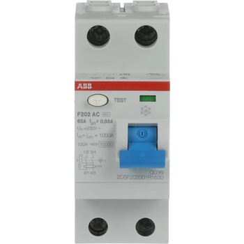 ABB ДТЗ 2p f202 rccb ac-63a/30ma (m518469)