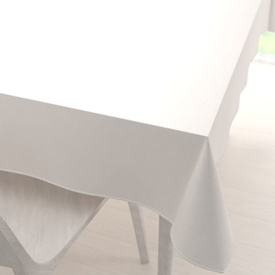Biante Sametový obdélníkový ubrus Velvet Premium SVP-024 Krémově bílý 120x160 cm