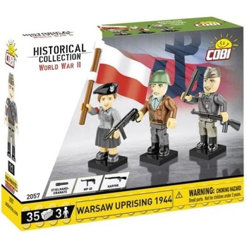 COBI 3 фигурки с аксесоари Варшавско въстание, 35 к