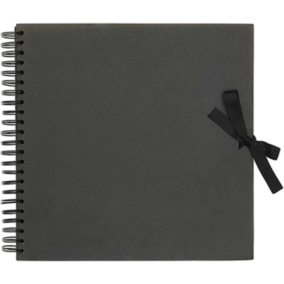 WEST DESIGN Album kroužkové černé se stuhou (200g/m2, 42 listů) 30×30cm – Zboží Živě