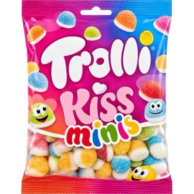 Trolli gumový cukrík Kiss minis, bezlepkové a bezlaktozové 100 g