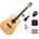 SX SD204 Premium SET Transparent Red Акустична китара