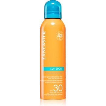 Lancaster Sun Sport Cooling Invisible Body Mist слънцезащитна охлаждаща мъгла за тяло SPF 30 (ocean friendly) 200ml