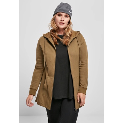 Urban Classics Дамска спортна парка в цвят маслина Ladies Sweat ParkaUB-TB1075-02438 - Маслина, размер XS