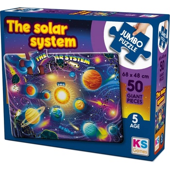 KS Games Пъзел KS Games от 50 XXL части - Слънчева система (JP31014)