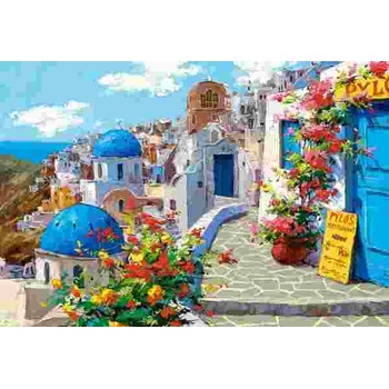 Castorland - Puzzle Spring in Santorini - 2 000 piese