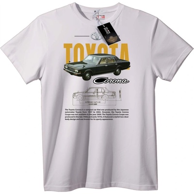 NOONEBRAND Тениска Toyota Corona - 5XL, Black