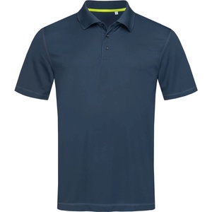 Stedman mesh polo st8450 / Мъжка спортна поло тениска - марина синьо l (st8450mabl)