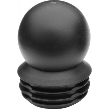 Plotové hlavice z plastu tmavočierne pre okrúhle stĺpiky priemer 34 mm