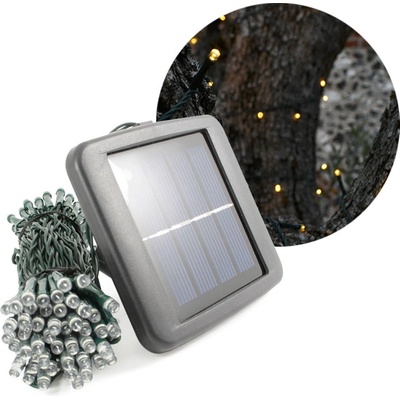 Solar Solární LED řetězCentre Elan SS9946 200 LED 20m teplá bílá