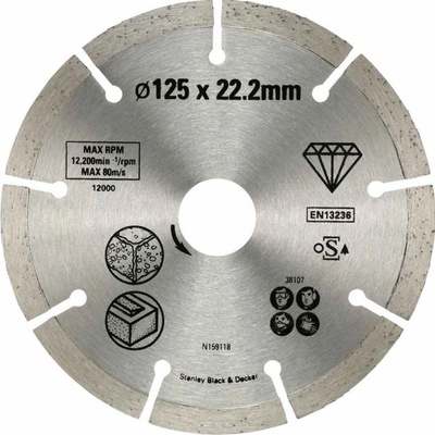 Stanley - STA38107-XJ kotouč DIA 125x22,2mm