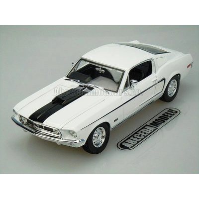 Maisto Ford Mustang GT Cobra Jet FB 1968 metalíza modrá 1:18