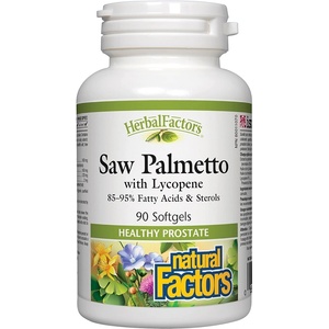 Natural Factors Saw Palmetto 500 mg, 90 Capsules