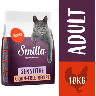 Smilla Adult Sensitive drůbeží bez obilovin 10 kg