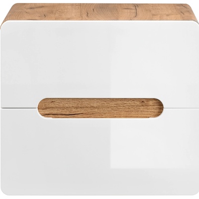Comad Koupelnová skříňka pod umyvadlo Aruba White 60 dub craft/bílá