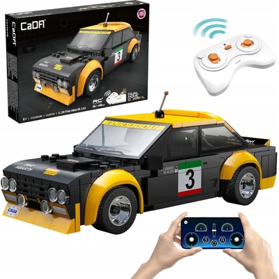 Programovatelná RC stavebnice 1:20 Fiat Abarth 131 - 216 dílků IQ models - RC_326543 RTR 1:20 – Zboží Mobilmania