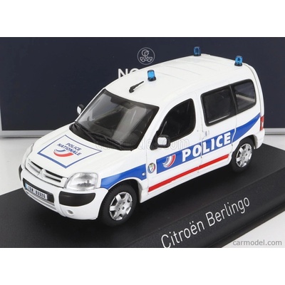Norev Citroen Berlingo Police Nationale Brigade Fluviale 2004 Bílá 1:43