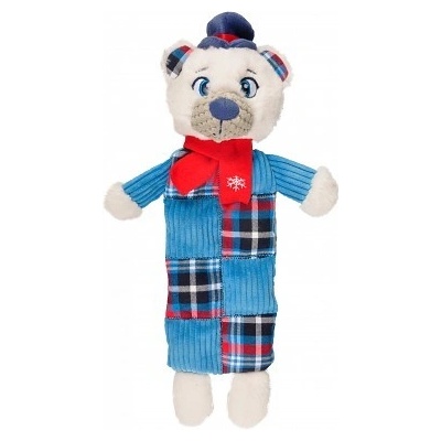 Flamingo Vánoční polární medvěd plyšový pískací 43 cm