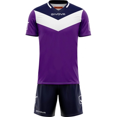 Givova Kit Campo Set Jersey Shorts purple / blue