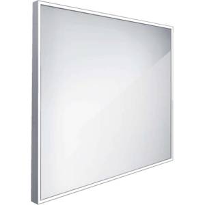 Nimco - Огледало със LED осветление, 70x70 см, алуминий ZP 13077 (ZP 13077)