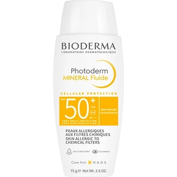 BIODERMA Photoderm Mineral слънцезащитен флуид за лице spf 50 унисекс 75 мл