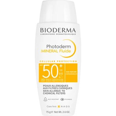 BIODERMA Photoderm Mineral слънцезащитен флуид за лице spf 50 унисекс 75 мл