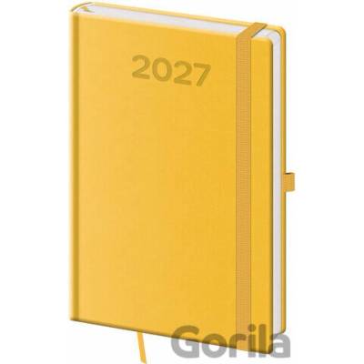 Helma A5 Týdenní 2027 Print Pop žlutý