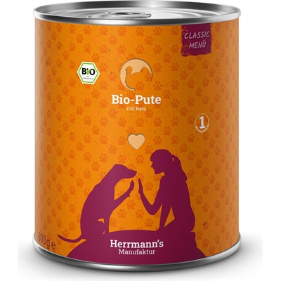Herrmann's Krůtí maso s rýží Bio 800 g