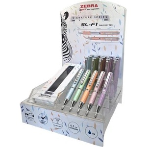 Zebra Стенд за химикалки, 0, 24 мм, телескопичен, zebra „sl-f1 b, син, пастелни цветове (94202)