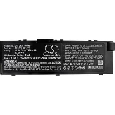 Cameron Sino Батерия за лаптоп DELL Precision 15 7000, Precision 7510, 7520 0FNY7 LiIon 11.1V 7900mAh CAMERON SINO (CS-DEM771HB)