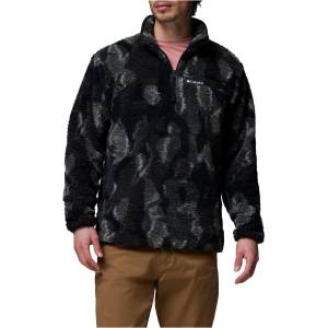 Columbia Мъжки поларен пуловер Columbia Rugged Ridge High Pile Half Zip Fleece jumper - Black Treebark - размер XXL (005-6148-0515)