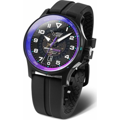 Vostok Europe NH35/592C760 čierny gumový remienok