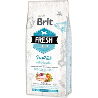 Brit Fresh Adult Large Fish with Pumpkin Muscles & Joints 12 kg