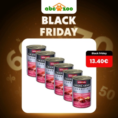 Animonda Gran Carno Sensitiv Adult hovädzie so zemiakmi 6 x 400 g