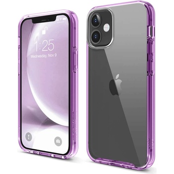 elago Hybrid Case - хибриден удароустойчив кейс за iPhone 12 mini (лилав)