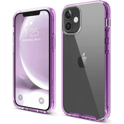 elago Hybrid Case - хибриден удароустойчив кейс за iPhone 12 mini (лилав)