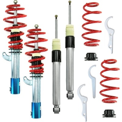 JOM Регулируемо спортно окачване за VW Golf 5 1.4/ TSi/ 1.6/ 2.0/ 2.0T/ DSG/ 1.9TDi - червено (GF200219)