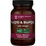 Global Healing Антиоксидант за сърдечното и неврологичното здраве - kоензим q10 + Био Пиролохинолин хинон & Шилажит, 60 капсули (3014 (cqpq-60))