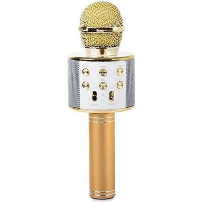 Verk 01377 Karaoke Bluetooth mikrofón 1800mAh zlatá