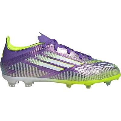 Adidas Детски футболни бутонки Adidas F50 Elite Childrens Firm Ground Football Boots - Purple/White