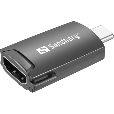 Sandberg Преходник Sandberg SNB-136-34, от USB Type-C(м) към HDMI(ж), 4K@30Hz, черен (SNB-136-34)