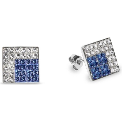 Spark modré se Swarovski Elements Kingdom Studs KFM6CSA Sapphire