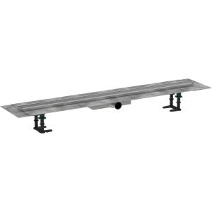 Hansgrohe RainDrain Compact - Душ канал 100 см, с решетка, матирана неръждаема стомана 56170800 (56170800)