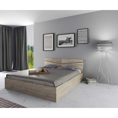 Bogdan Furniture I Спалня Модел 172 / 2008 с табла, Сонома тъмна