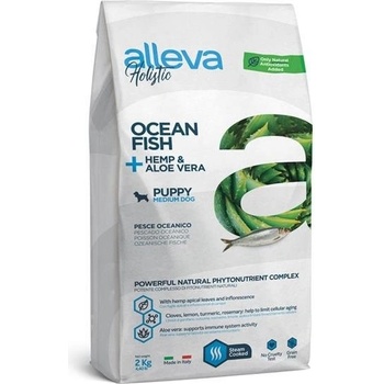 Alleva Holistic dog ocean fish Puppy & junior Medium 2 kg