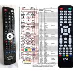 GENERAL ECG 22LED622PVR - съвместимо дистанционно управление на марката General (22LED622PVR) Дистанционно