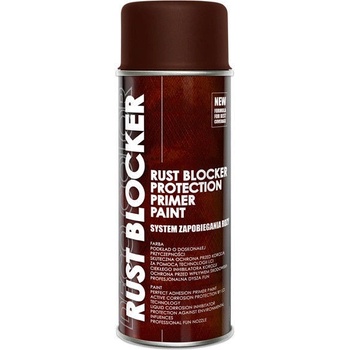 Deco Color Rust Blocker čokoládová hnedá RAL 8017 400ml priamo na hrdzu