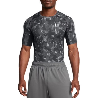 Under Armour Тениска Under Armour HeatGear® Printed Short Sleeve 1386937-001 Размер L